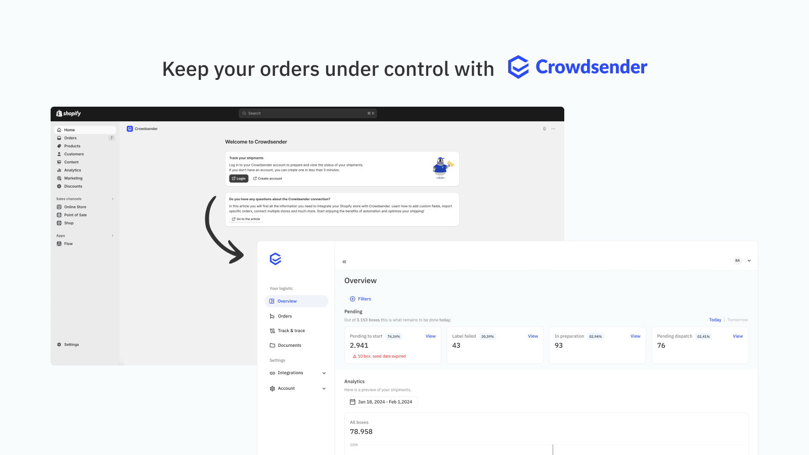 Crowdsender Screenshot