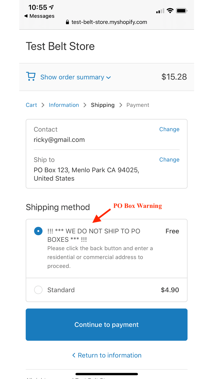 Mighty PO Box Blocker  Shopify App Store