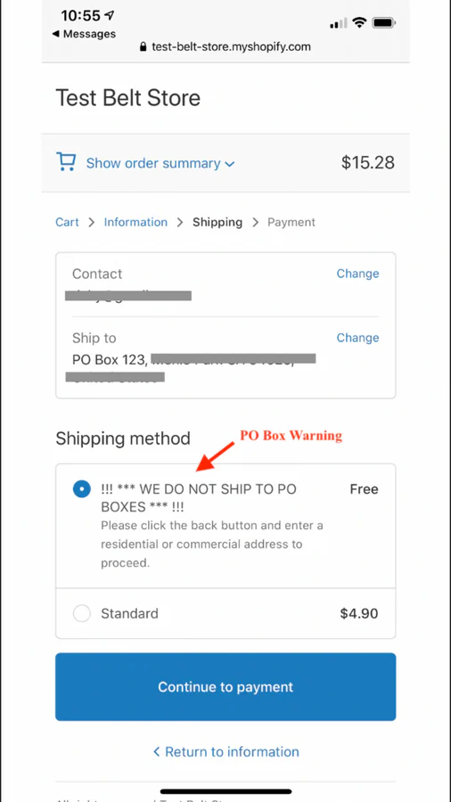 Mighty PO Box Blocker - Mighty Shopify PO Box Blocker | Shopify App Store