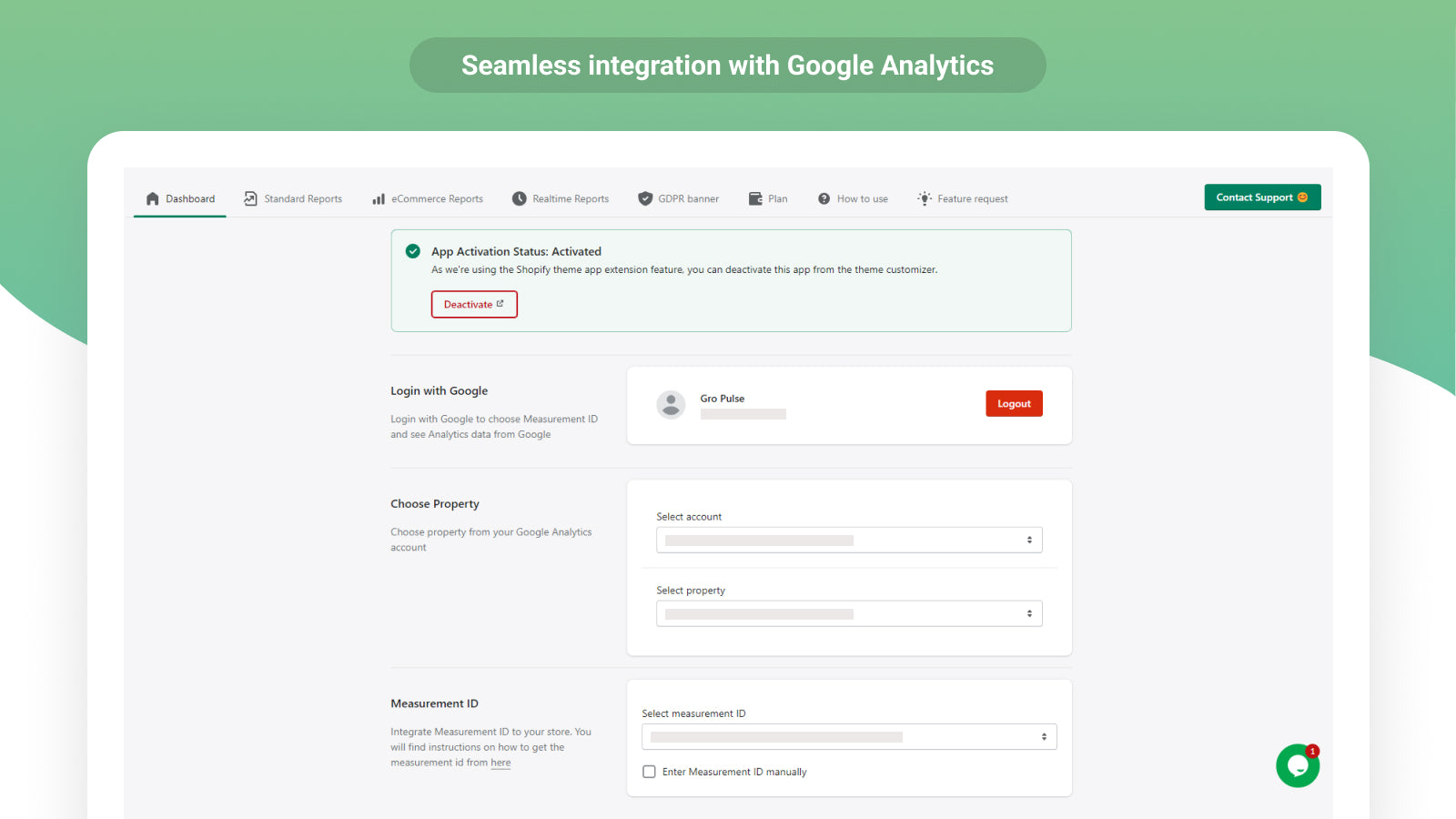 Analyzely ‑ Google Analytics 4 Screenshot