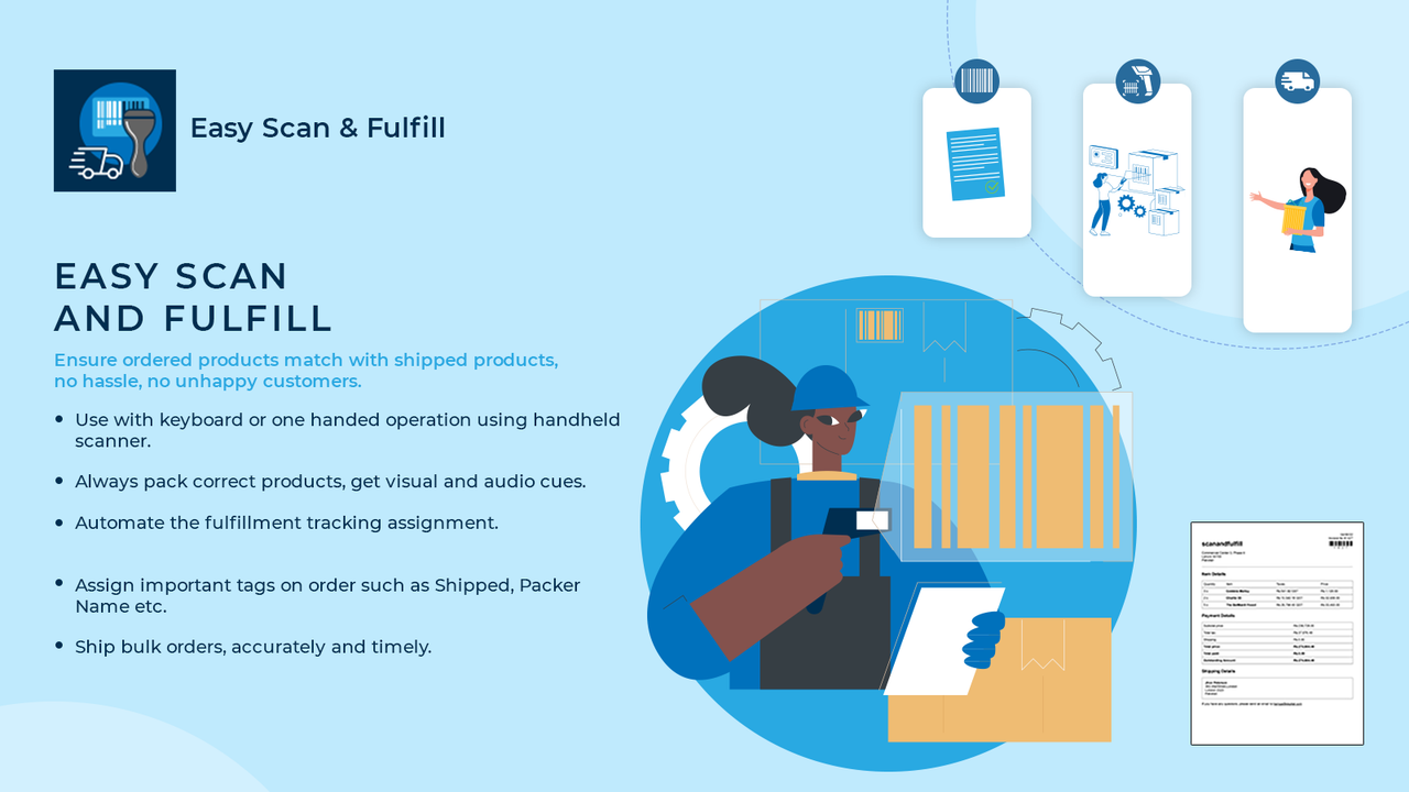 Order & Warehouse Management with EasyScan: SKU and Barcode