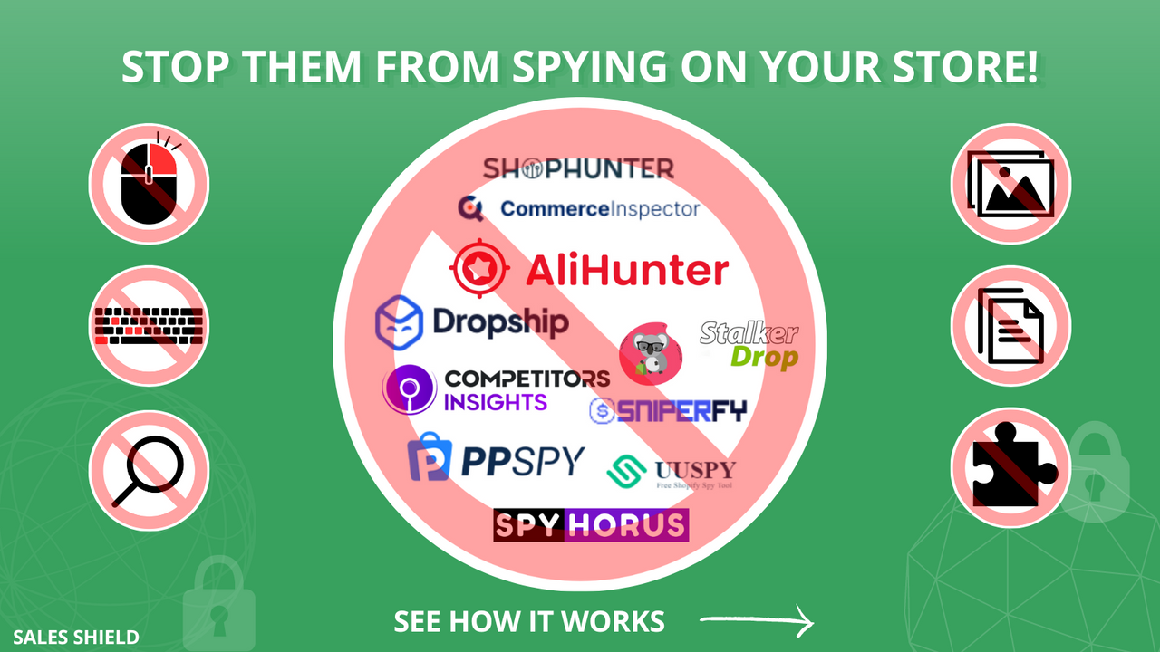 Stop dem fra at spionere på din butik! Shophunter, ppspy, uuspy