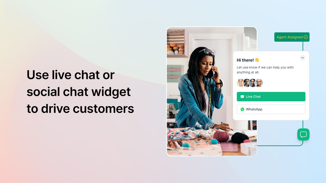 Live-Chat Social Widget