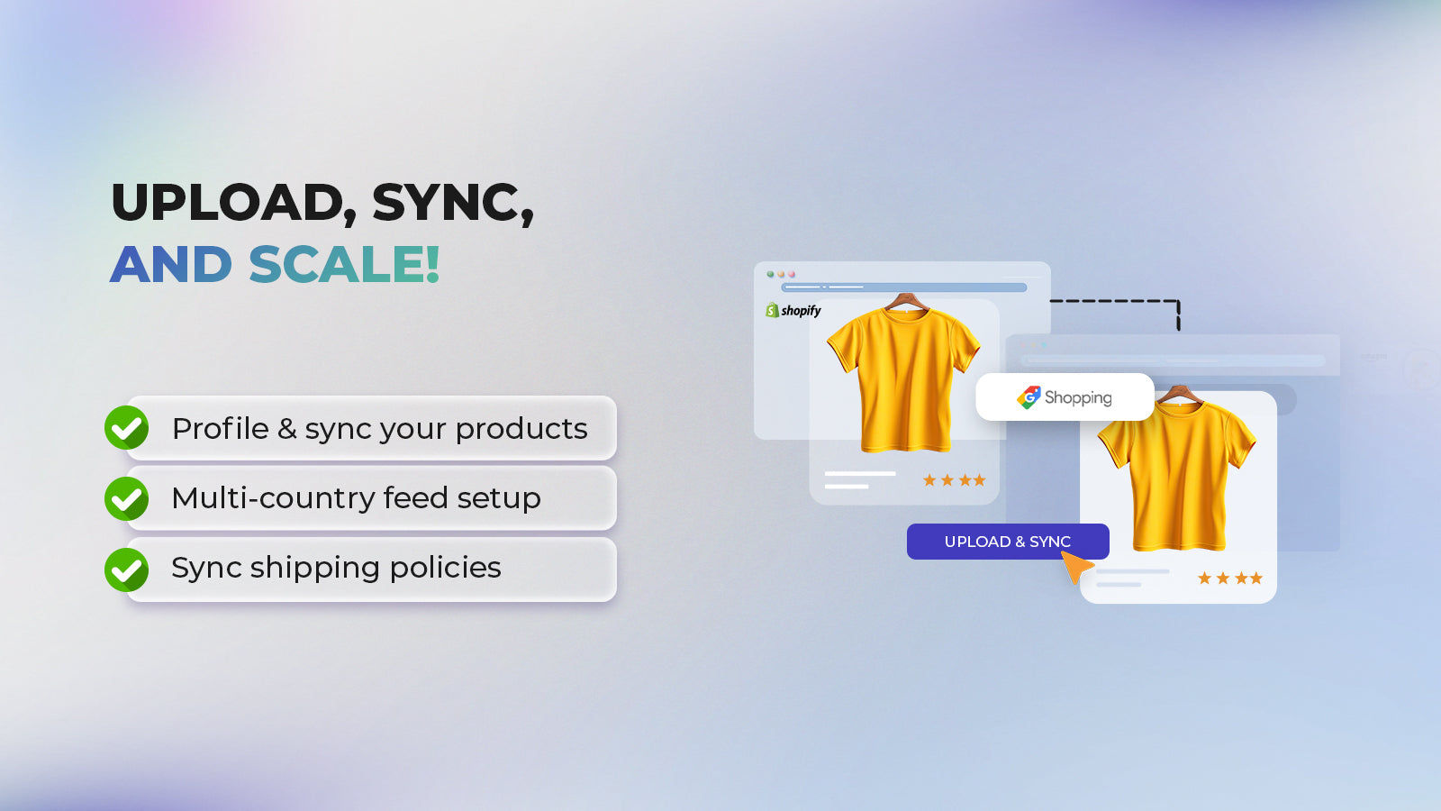 Easily sync Shopify products to Google Shopping