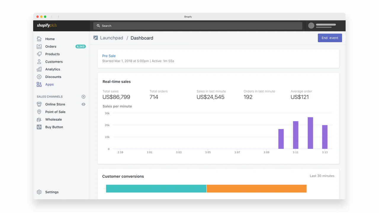 Launchpad - Schedule and monitor sales, releases, and content