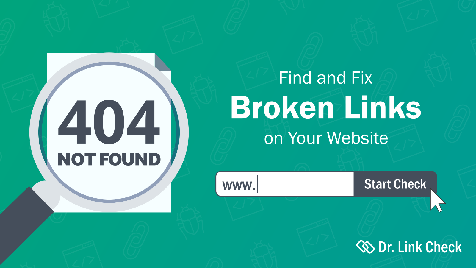 Find og reparer ødelagte links på dit website med Dr. Link Check