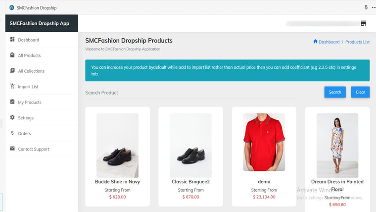 SMCFashion Dropship Screenshot