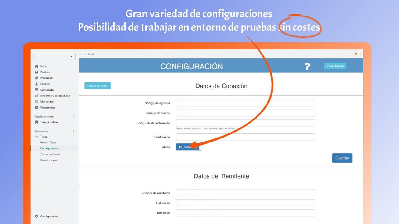 Gran variedad de configuraciones. Entorno de pruebas sin costes