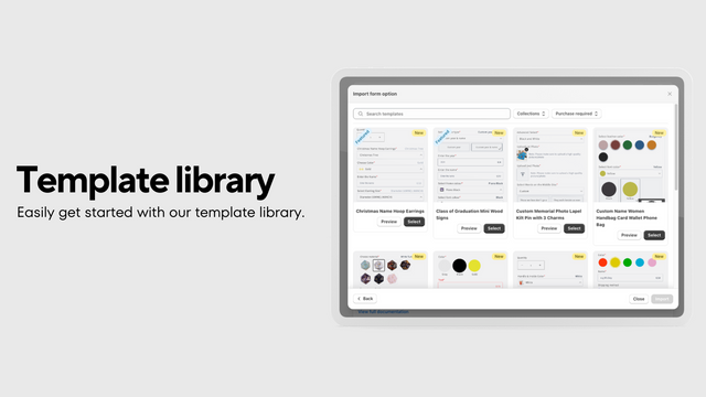 Library template