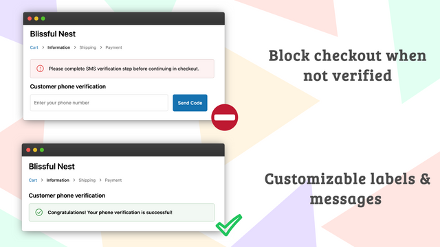 Blockerar utcheckning