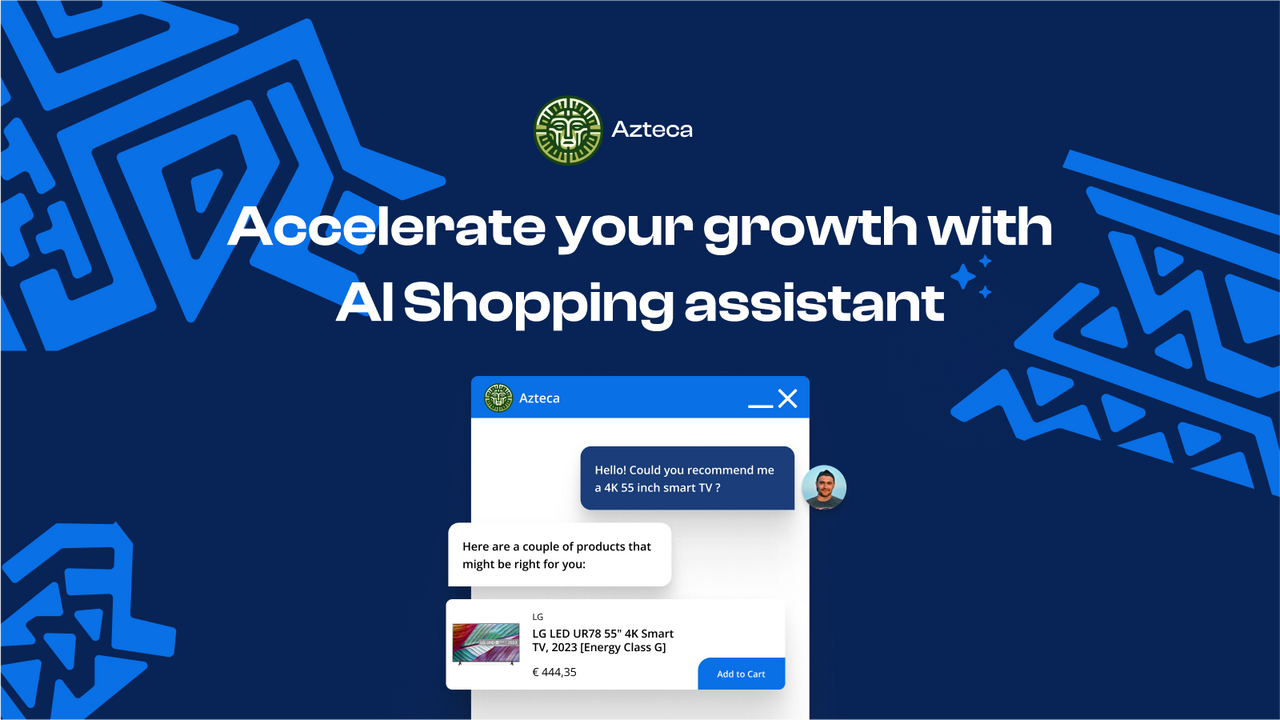 Assistente de compras de IA para empresas em crescimento