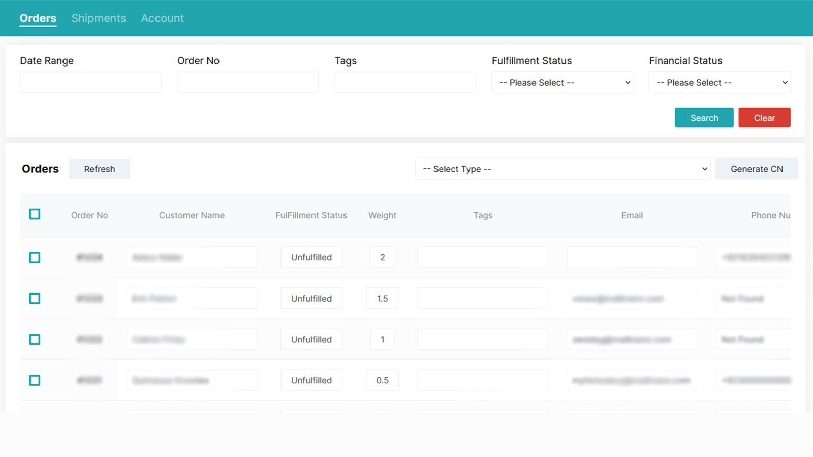 Mindowls Logistics Screenshot