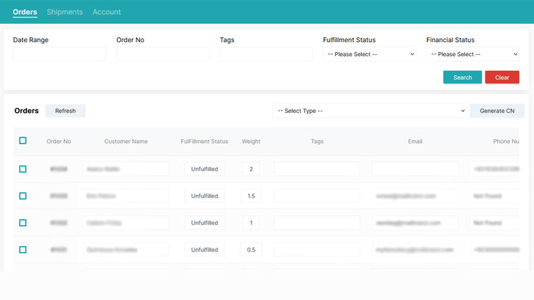 Mindowls Logistics Screenshot