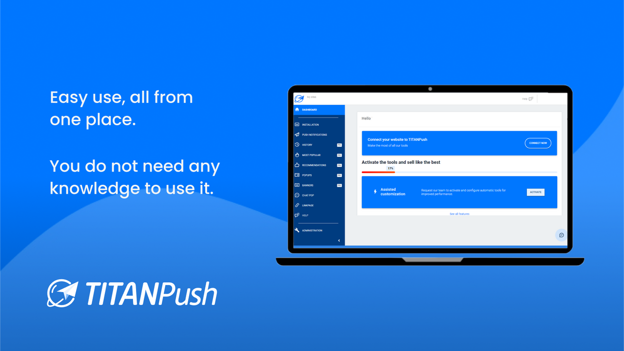 All-in-One: Simplify your ecommerce with TITANPush.