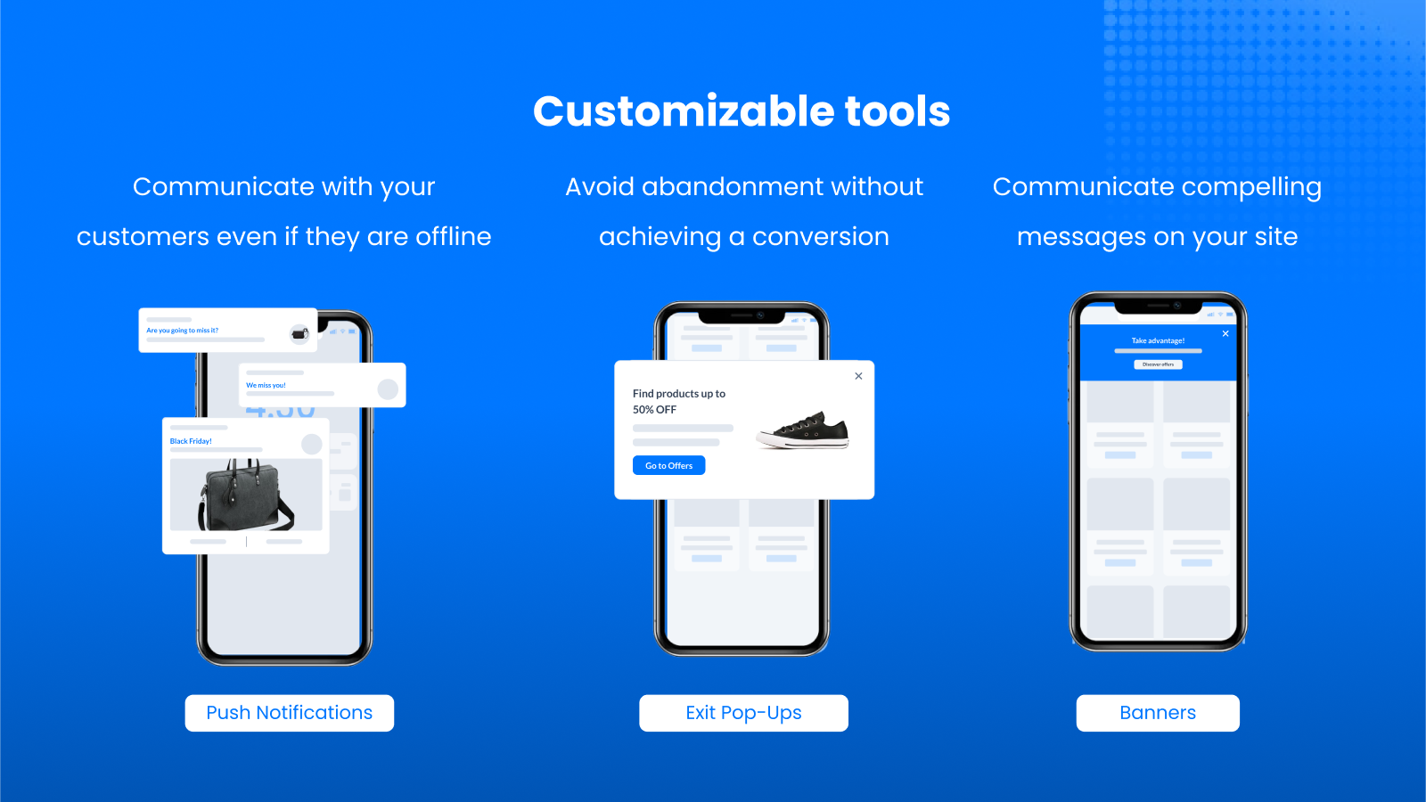 Personalization tools.