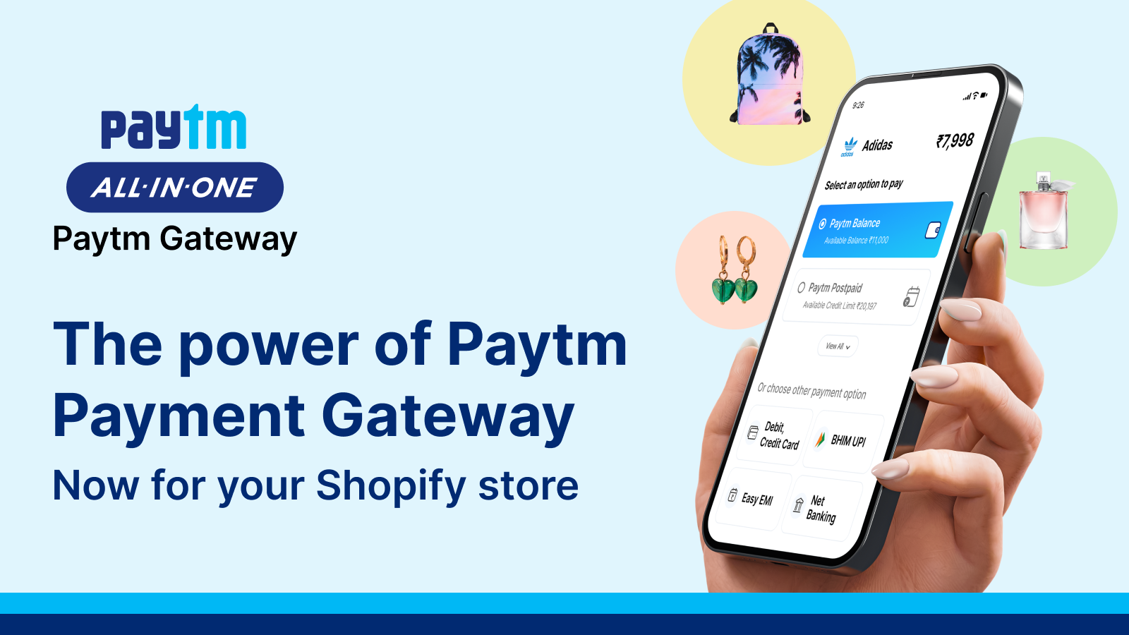 Accept payments seamlessly via Paytm Payment Gateway