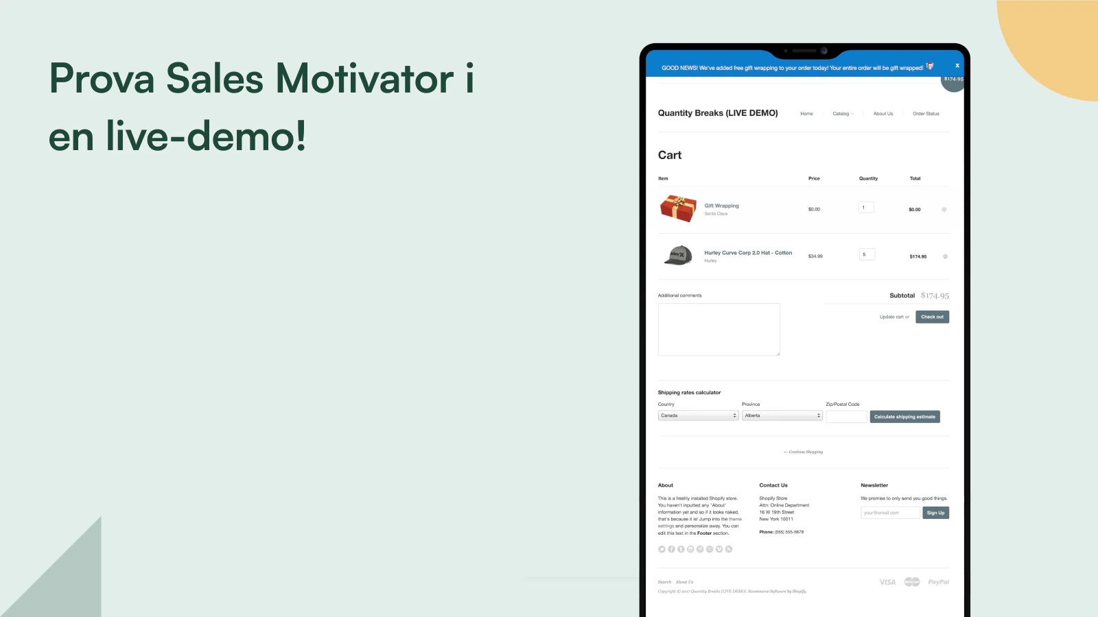 Prova Sales Motivator i en live-demo.