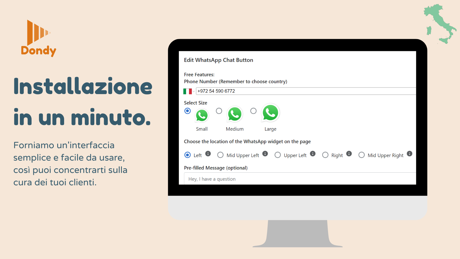 Semplice e facile da installare l'applicazione WhatsApp