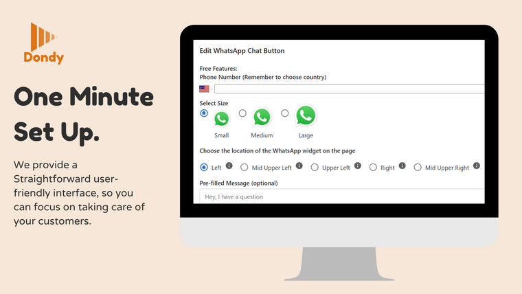 Dondy: WhatsApp Marketing+Chat Screenshot