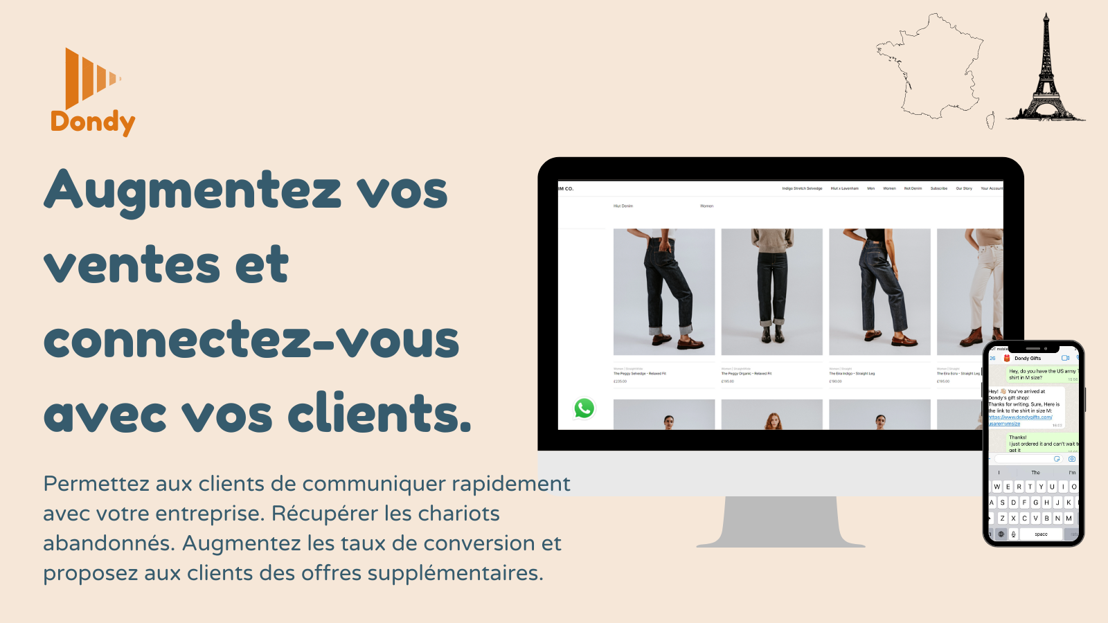 Stimulez les ventes et connectez-vous avec vos clients