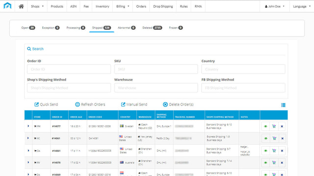 Gestion de commandes