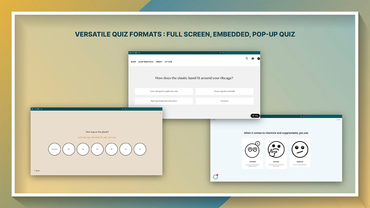 VQB: AI Product Quiz Builder Screenshot