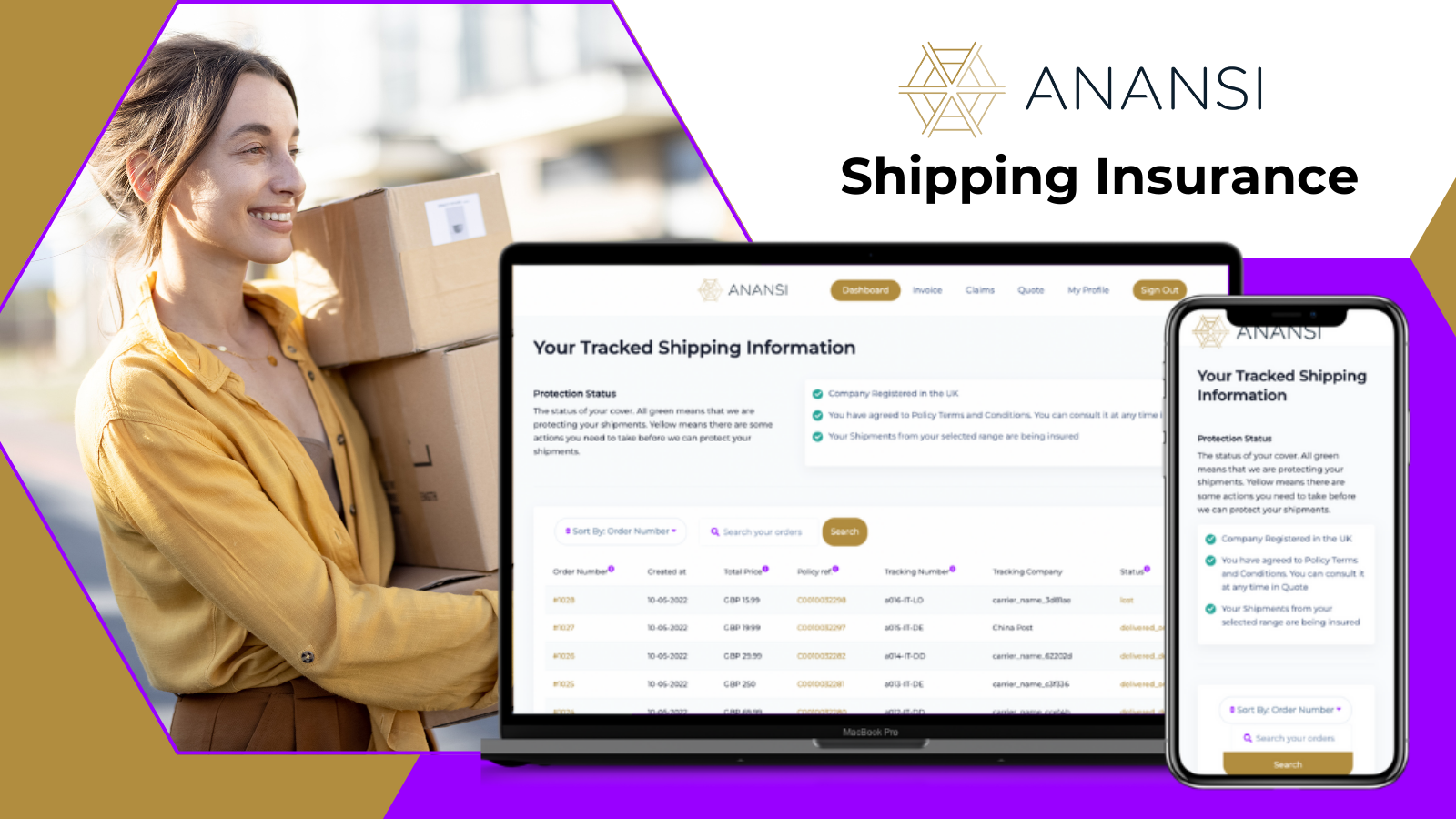 Shipping Insurance app for Shopify Stores by Anansi 