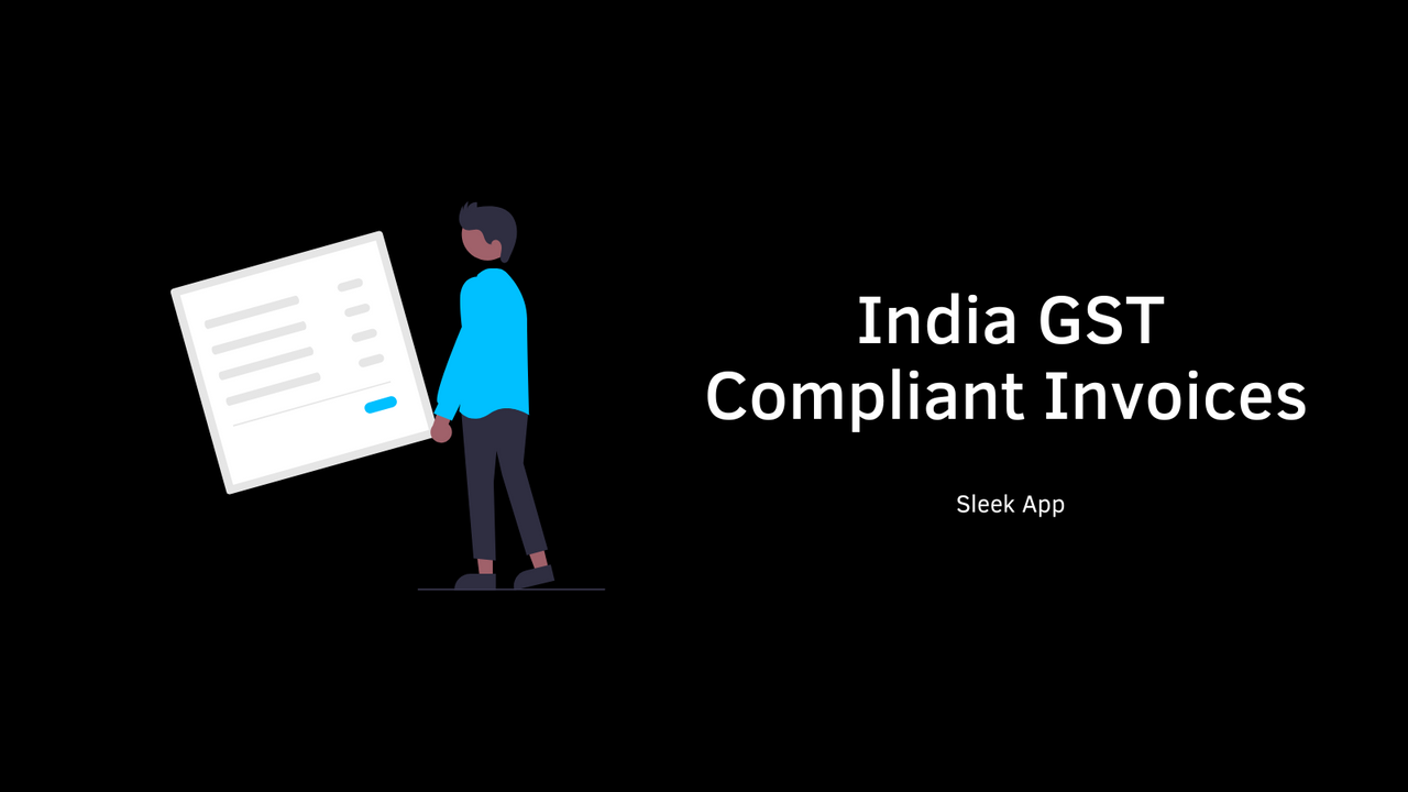 Sleek GST Factuur App