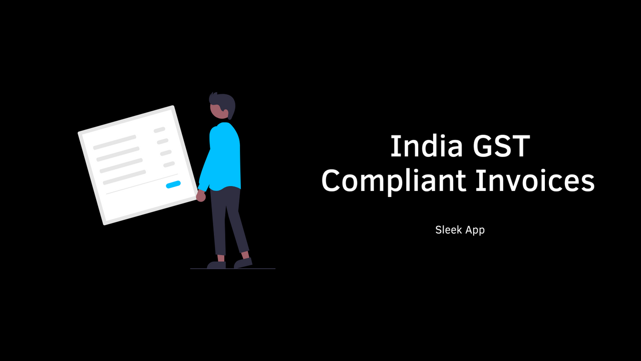 Sleek GST Invoices ‑ India Screenshot
