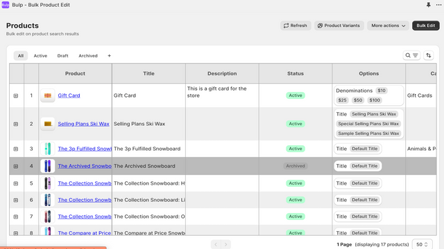 easy product lookup