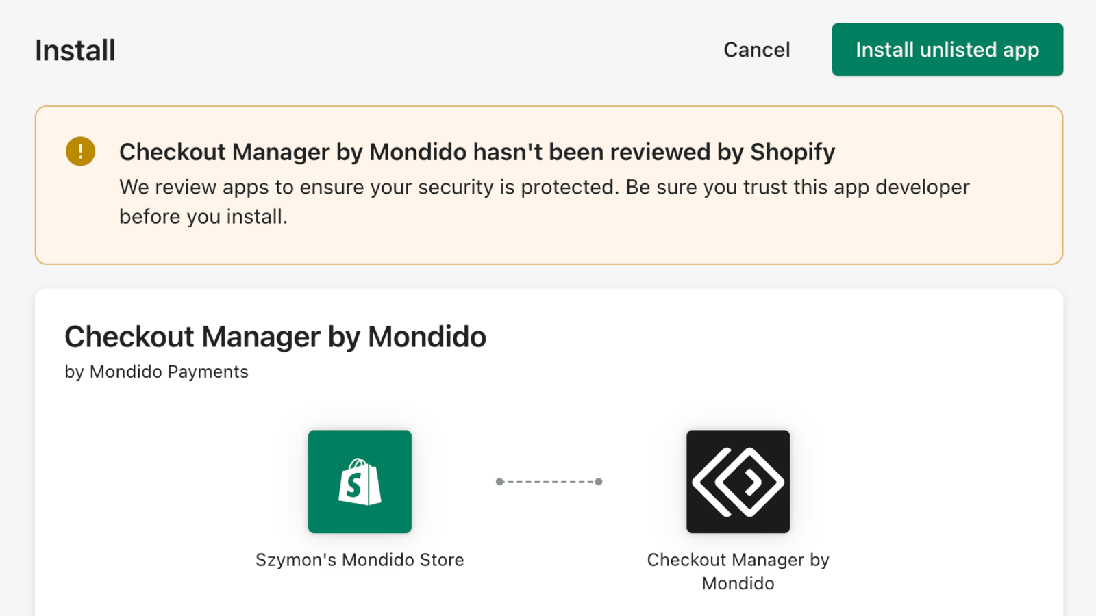 Checkout Manager by Mondido Screenshot