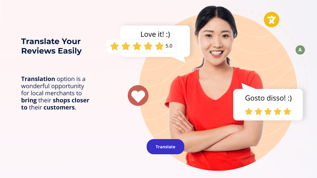 Translate reviews, Shopify, reviews in different languages