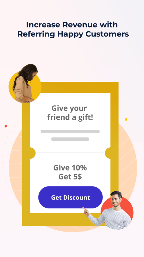 give friend a gift, referrals, post review referral, Shopify