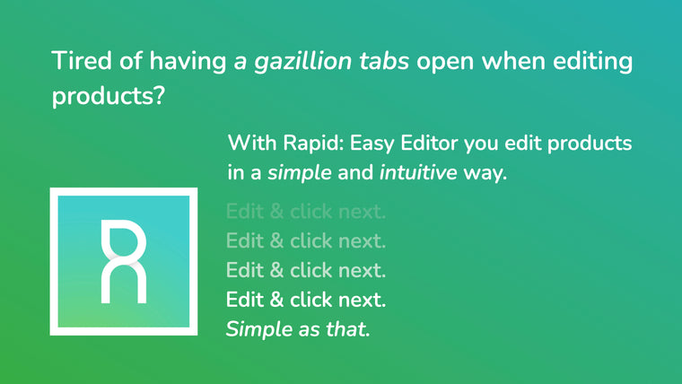 Rapid: Easy Editor Screenshot