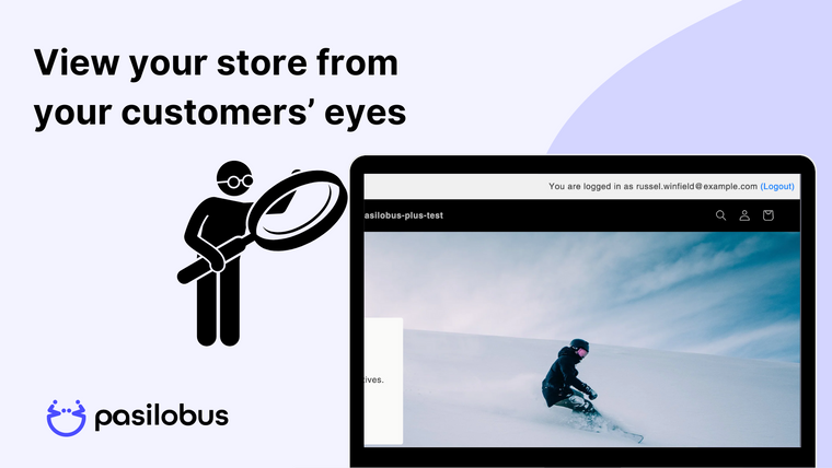 Customer View ‑ Pasilobus Screenshot