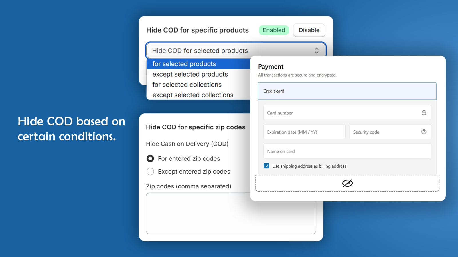 Codify ‑ Cash on Delivery Screenshot