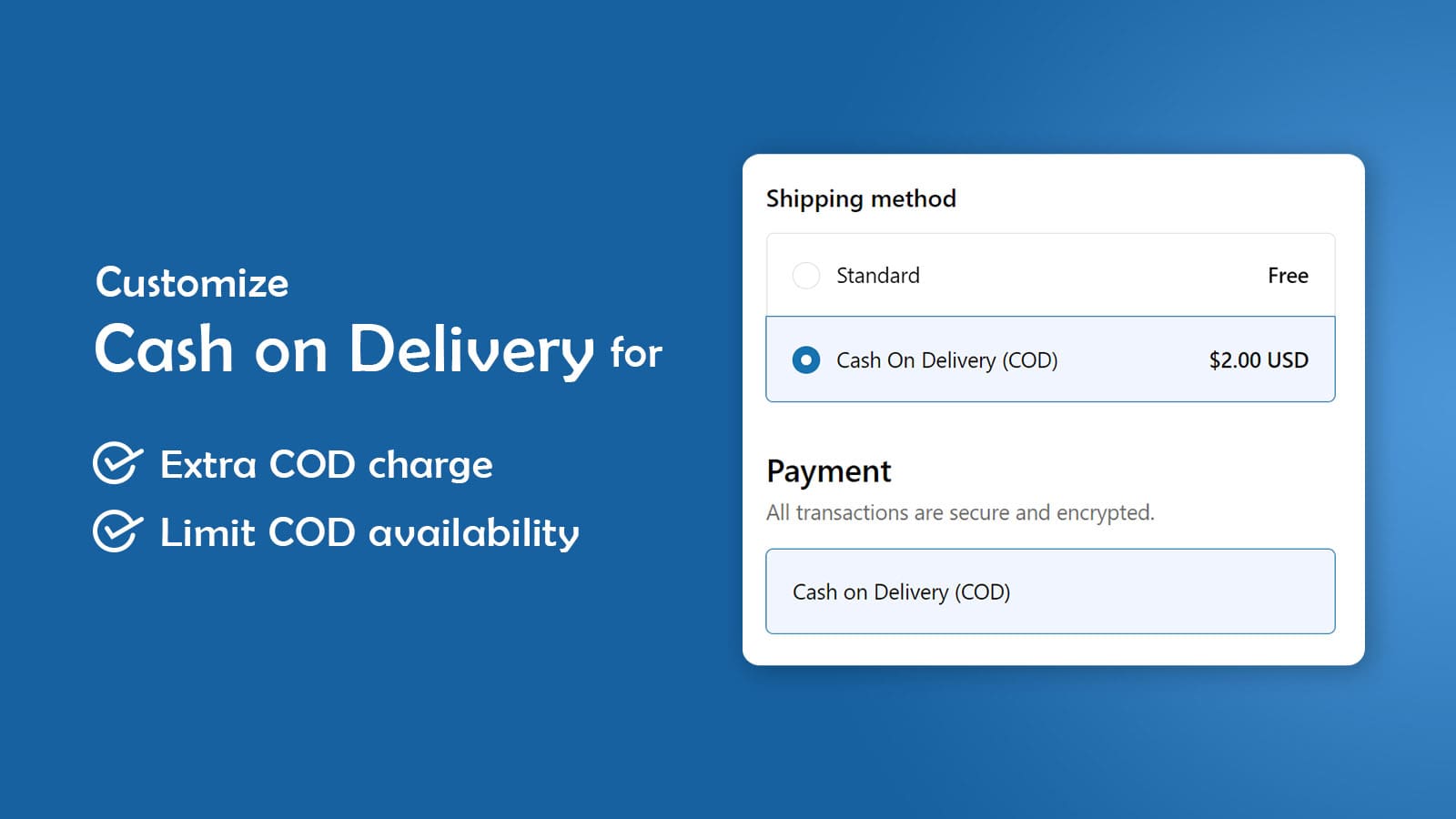 Codify ‑ Cash on Delivery Screenshot