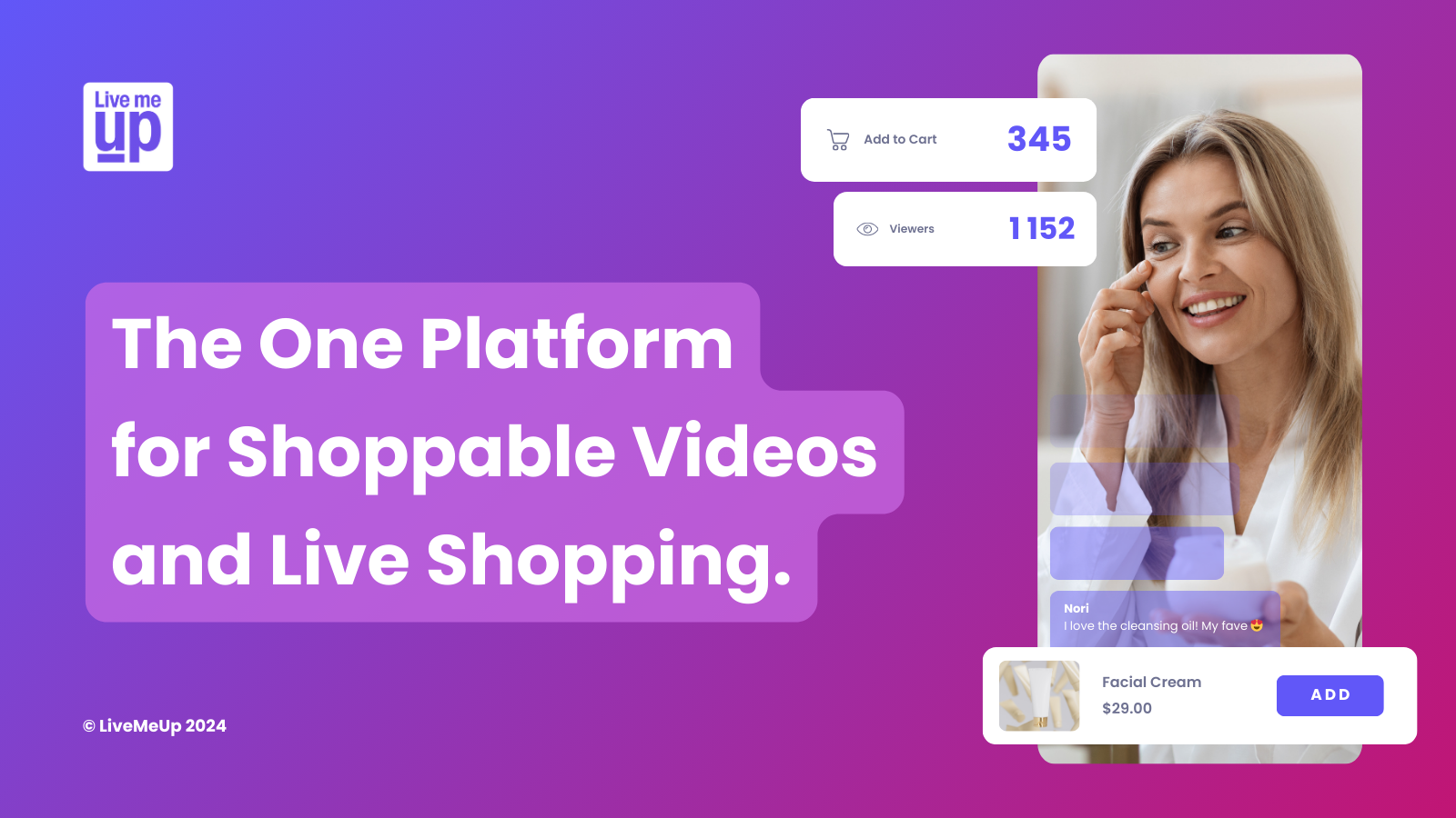 Live Shopping, Shoppable Videos, Klaviyo, Instagram, Tik Tok