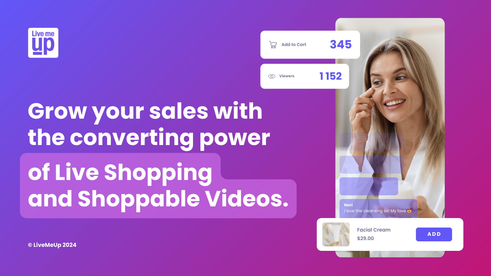 Live Shopping, Shoppable Videos, Klaviyo, Instagram, Tik Tok