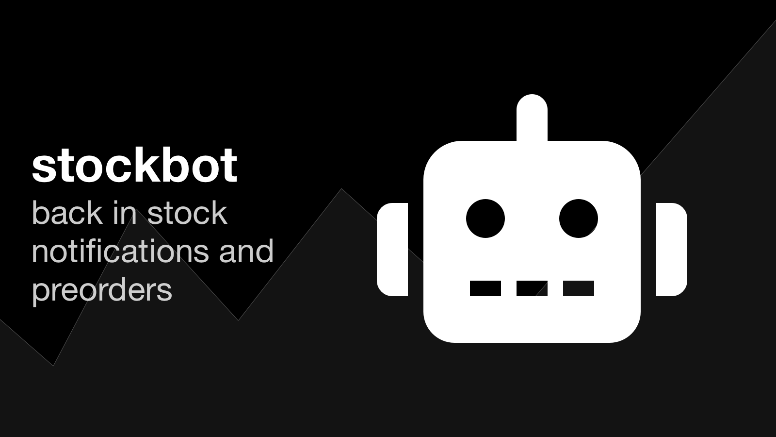 Stockbot - notificações de retorno ao estoque