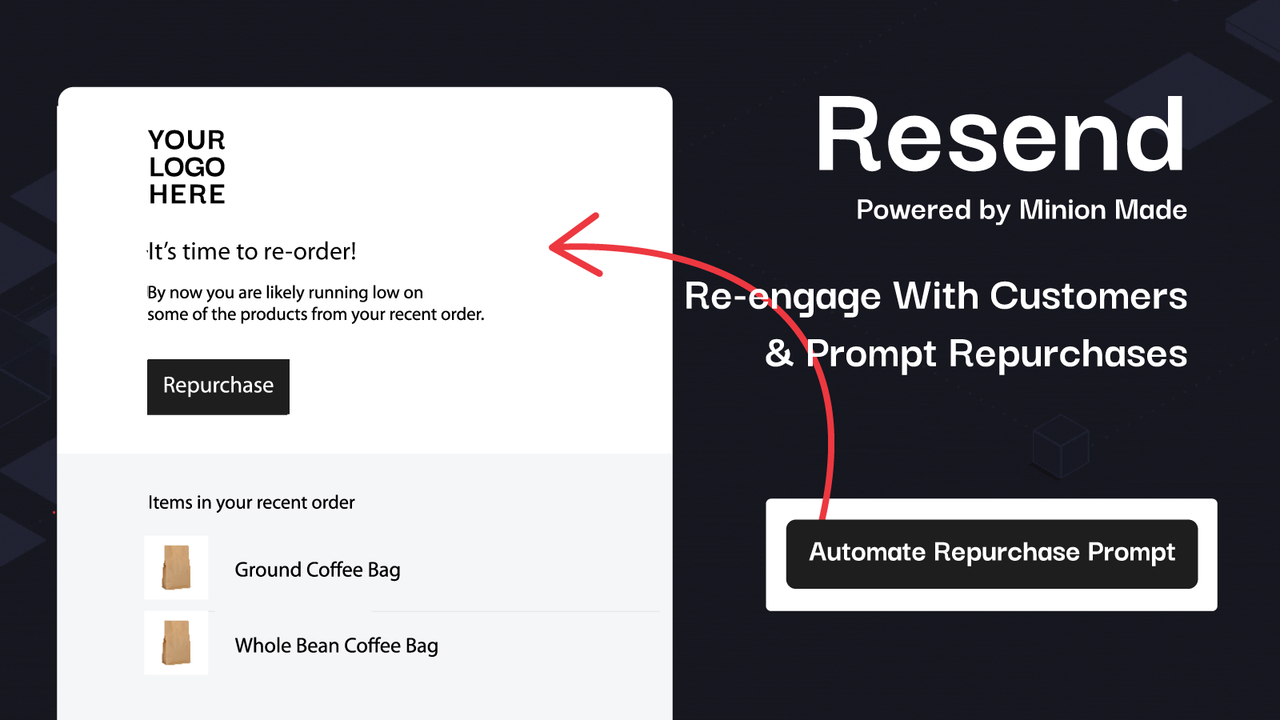 Resend ‑ Repurchase Reminders Screenshot