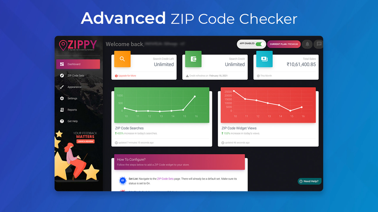 Zipcode Checker ‑ Zippy Screenshot