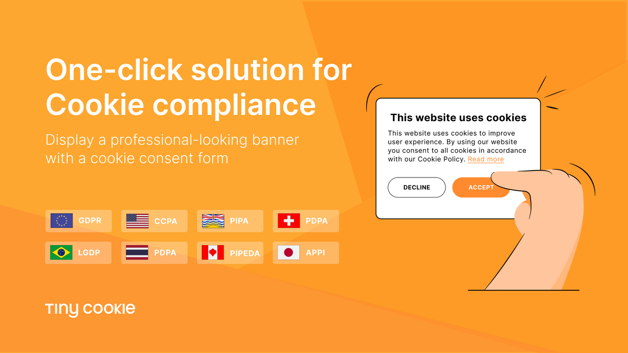One-click solution for European GDPR compliance