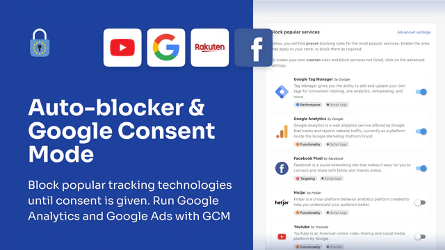 Pandectes GDPR Compliance - Autoblocker och Google Consent Mode V2