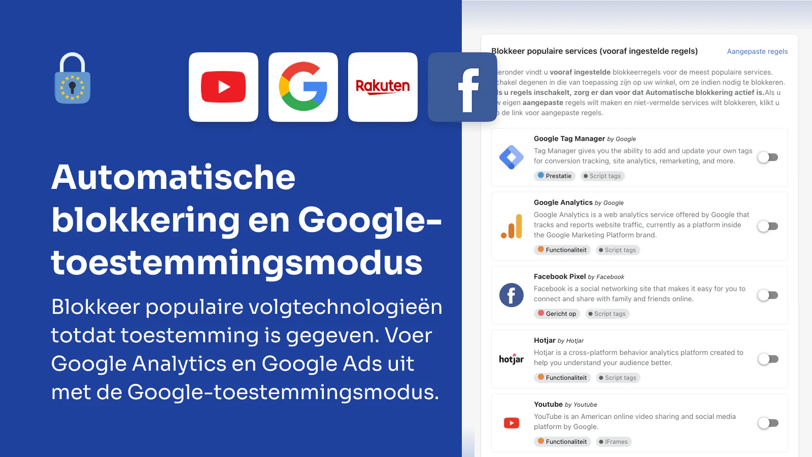 Pandectes AVG-naleving - Autoblocker & Google-toestemmingsmodus