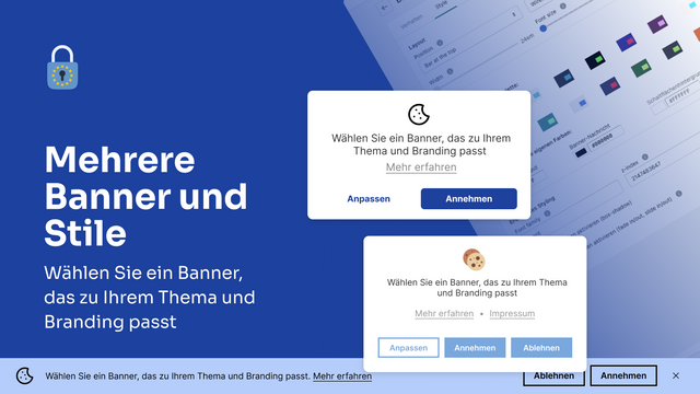 Shopify GDPR/DSGVO - Mehrere Banner und Stile