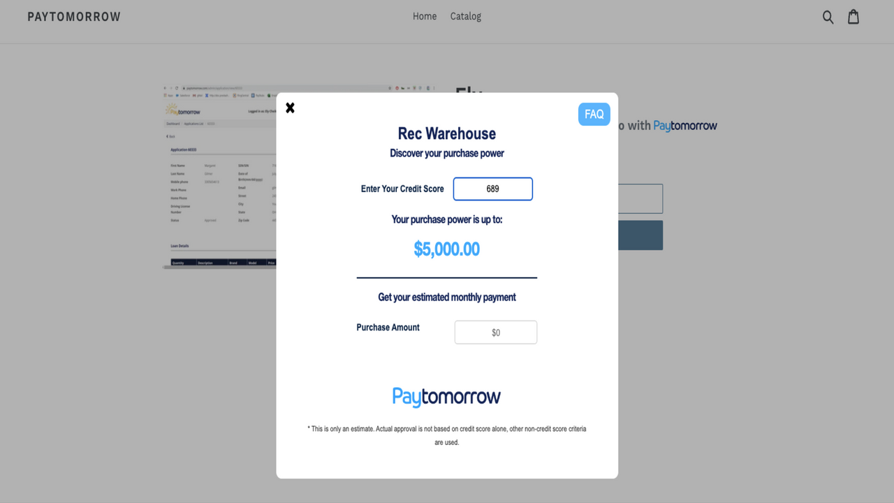 Paytomorrow Messaging