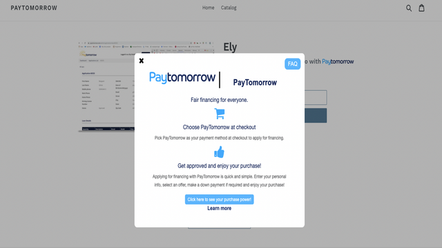 Paytomorrow消息