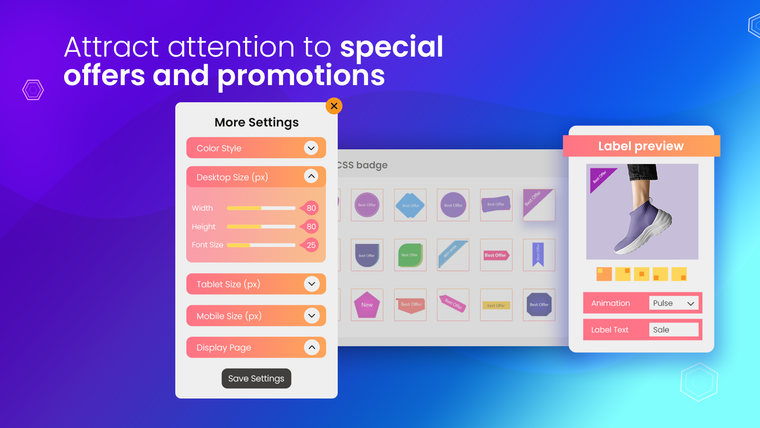 Badgio: Product Label & Badges Screenshot