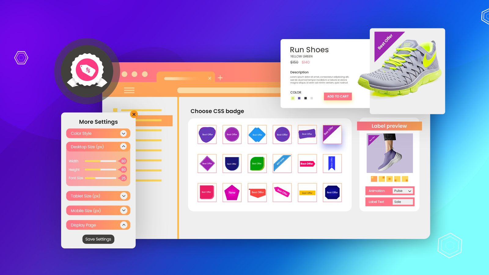 Badgio: Product Label & Badges Screenshot